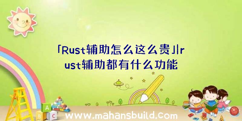 「Rust辅助怎么这么贵」|rust辅助都有什么功能